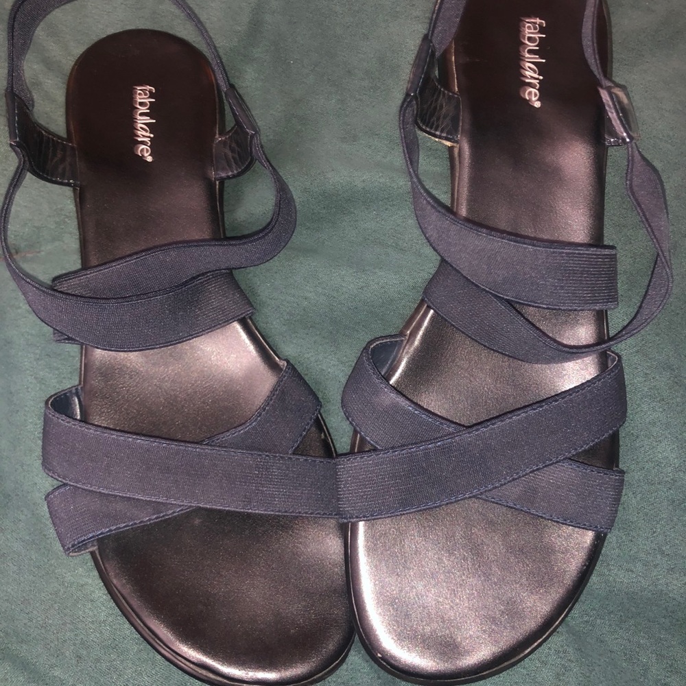 Sandals. Worn once. Smoke free home.